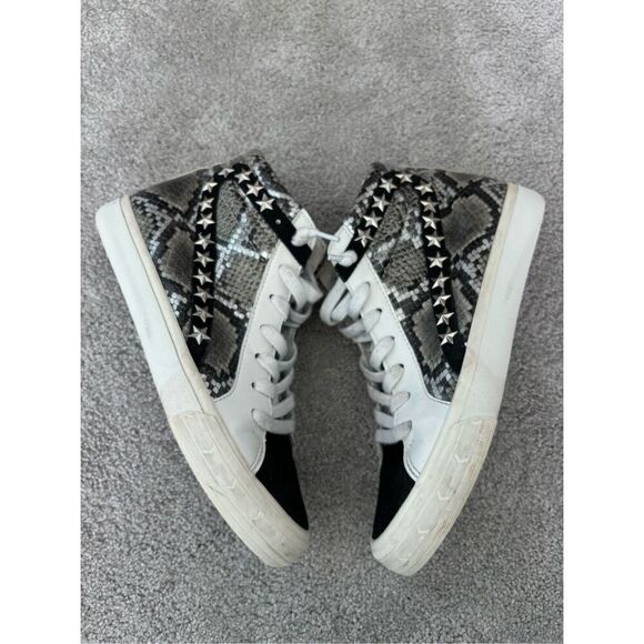 Nearly NEW VINTAGE HAVANA SNAKESKIN HIGH TOP SNEAKER, $117 - Picture 2 of 8